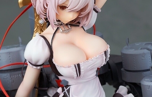 『アズールレーン』シリアスのエロおっぱいがはみ出してるメイド服のエロフィギュア！
