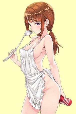 裸エプロンのオナネタ画像を集めたよー！！