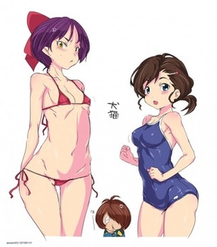 【ゲゲゲの鬼太郎】猫娘がオナニーしているのを想像して即抜き二次エロ画像