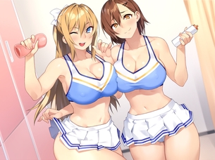 【2次】チアガールの恰好をした女の子のエロ画像その2