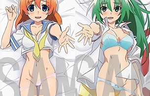 『ひぐらしのなく頃に』竜宮レナと園崎魅音のめちゃくちゃ脱いで丸見えなエロ抱きまくら！