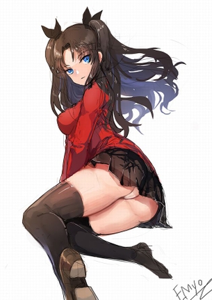 遠坂凛のセクシーで抜ける二次エロ画像集【Fate】