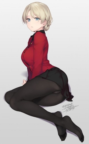 【ガールズ&パンツァー】ダージリンとハメハメ濃厚Hがしたくなる二次エロ画像