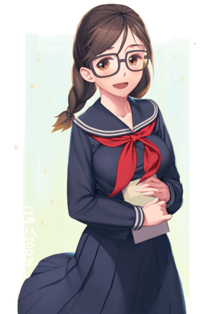 やっぱり制服は半脱ぎまでと決まってるんだよなぁ。というのが分かるJC,JKの制服二次元エロ画像