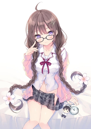 眼鏡だけでもエロいのにえっちな格好までしてるってこれもう痴女認定していいよね？痴女の二次元エロ画像特集w