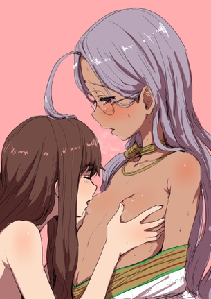 女の子同士で乳首チュパチュパ吸い合ってる画像！ その11