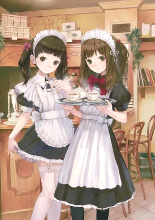 まだ体調がよくないのでえっちなメイドさんに下の世話も含めお任せしたくなっちゃう二次元エロ画像
