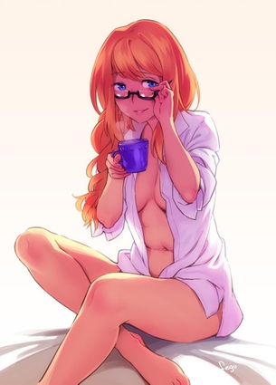 メガネ少女は真面目？いいえ淫乱なんです！メガネ少女の真実がよく分かる二次元エロ画像！