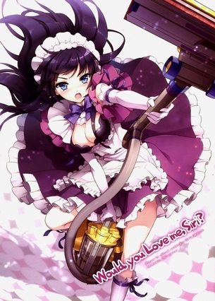 ご奉仕させていただきます！とえっちなことをしてくれる優しくてえっちなメイドさんの二次元エロ画像