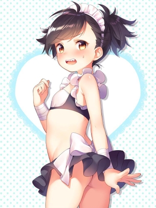 朝から晩までご奉仕されたくなっちゃう可愛くてえっちなメイドさんの二次元エロ画像