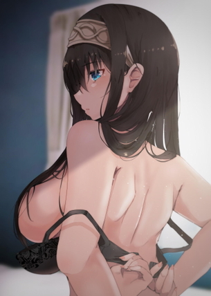 脱ぐ時に『ゆさっ』とか『ズシッ』て擬音が入りそうな巨乳さんお着替え画像♪
