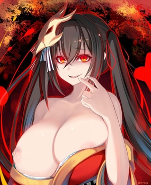 ツインテールの可愛い二次元画像。