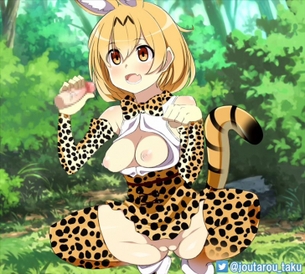 【けものフレンズ】声優さんのエロボイスに合わせて鑑賞したいサーバルの抜けるエロ画像
