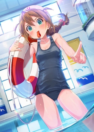 スク水姿の美少女が現れたら・・・今年は水着を見る機会が少なかったので存分に視姦しちゃってください♪