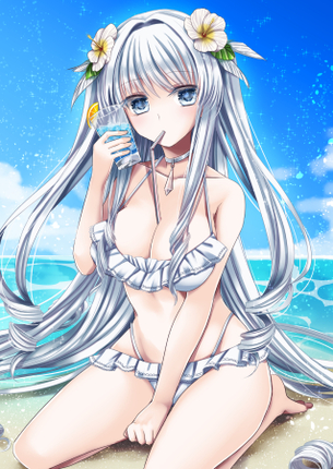 こんな美少女が街中歩いてたらガン見しちゃうよ・・・でも二次元ならゆっくり見られるね！