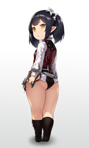 ツインテールな美少女って実際見たことないけど実際にいたらどうなんだろうね？っていう二次元エロ画像
