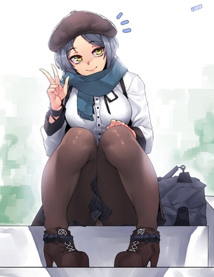 ストッキングをはいた女の子の思いっきり踏まれたり足をクンカクンカしたくなる二次元エロ画像