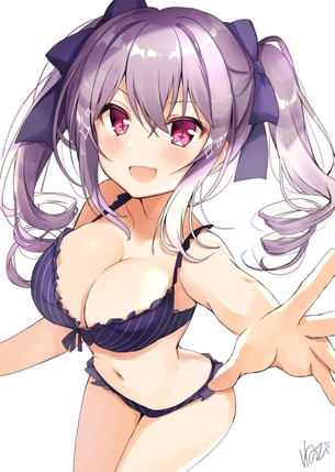 あざとすぎるんだけどそれでもついつい見てしまう谷間が素敵なおっぱいをお持ちな女の子の二次元エロ画像