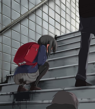 いろんなところでおしっこ漏らしちゃってる女の子・・・こんなシチュエーションに出くわしたいです！