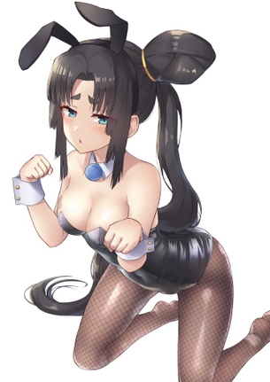 心がぴょんぴょんするバニーガール姿のお姉さんの二次元エロ画像