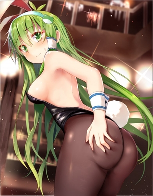 えっちで可愛いバニーガール衣装の女の子を飼いたい人生でした・・・今からでも遅くない！って思える二次元エロ画像