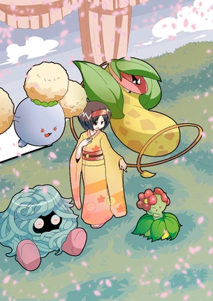 【エロ画像】ポケットモンスター エリカと漫画みたいなHがしたくなる抜きヌキ二次エロ画像