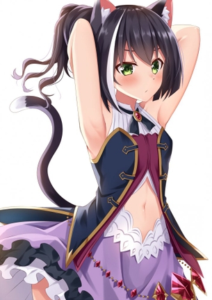 わきフェチの可愛い二次元画像。