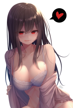 【2次】舌出ししてる女の子のエロ画像その19