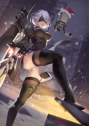 【NieR Automataエロ漫画】2Bのご奉仕S●Xで即抜き！●ハメ！