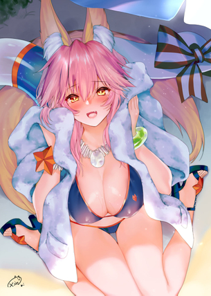 【2次】おっぱいの谷間が素敵な女の子のエロ画像その36