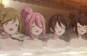 アニメ『ゆるキャン△』2期の11話で女の子たちのエロおっぱいの温泉入浴シーン！