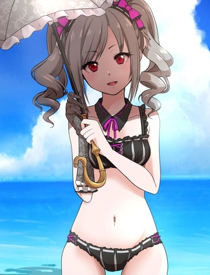 快楽に堕ちそうになってるアヘ顔の神崎蘭子抜けるエロ画像！【アイドルマスターシンデレラガールズ】
