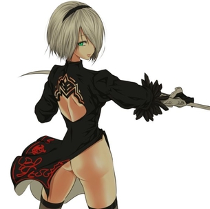 ヨルハ二号B型のオナニー姿を想像するだけでめっちゃ抜けるエロ画像【NieR Automata】