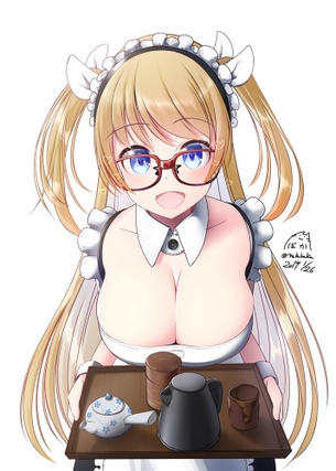 いつか私もお金持ちになってこんなえっちで可愛いメイドさんを侍らせたい二次元エロ画像