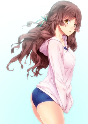 おはようからお休みまでシコシコ使えるスク水少女の二次元エロ画像特集