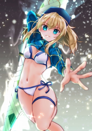 【エロ画像】Fate Grand Order ヒロインXと漫画みたいなHがしたくなる抜きヌキ二次エロ画像