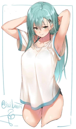 その汗で蒸れた脇をペロペロさせて欲しいなぁっていう二次元エロ画像