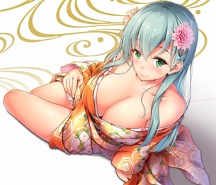 浴衣や巫女、振袖といった和服少女ってやっぱり正月に見ると最高にえっちだよね！っていう二次元エロ画像