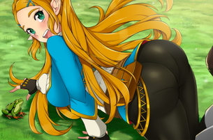 【ゼルダの伝説】ゼルダ姫がオナニーしているのを想像して即抜き二次エロ画像