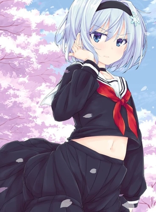 あなたはどっち派？セーラー服 VS ブレザーの萌える戦いが今ここで繰り広げられる二次元エロ画像