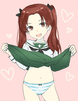 【ガールズ&パンツァー】角谷杏のえっちでかわいい二次エロ画像