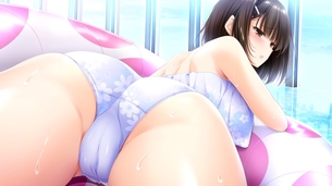 下着とかからマンスジが丸見えで挑発してるのかな？っていう二次元エロ画像