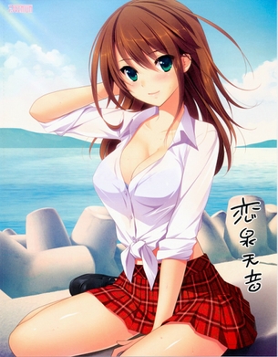 あぁ目の前の女子中学生や高校生の女の子がこんな風にえっちだったらいいなぁっていう制服少女の二次元エロ画像