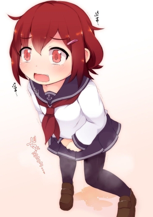 女子中学生や高校生が制服姿でおしっこ漏らしちゃってる二次元エロ画像がここにある！