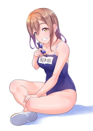 この太ももを枕にすれば快眠間違い無しな素晴らしい女の子の二次元エロ画像！