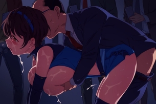 【乳揉み】おっぱい鷲掴みされて感じちゃってる女の子の二次元エロ画像