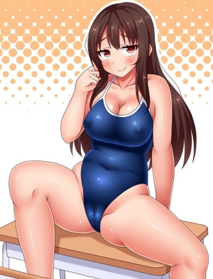早くみたい！そんな皆さんのお声に答えたスク水少女の二次元エロ画像