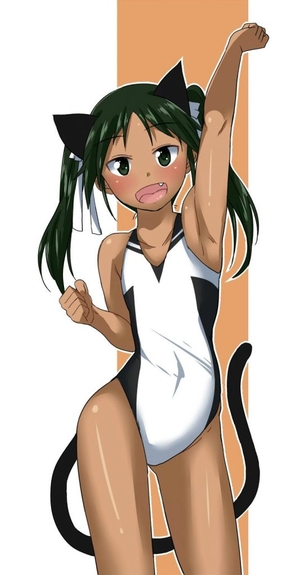 競泳水着の二次エロ画像で！
