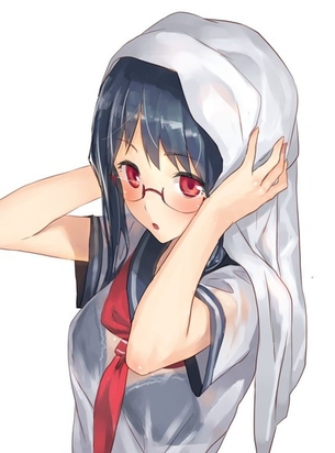 眼鏡の二次エロ画像で抜きたい！