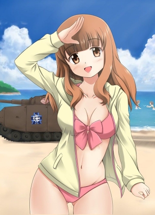 【ガールズ&パンツァー】武部沙織のえっちで抜けるかわいいエロネタ画像まとめ